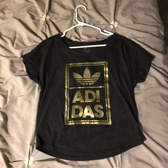 grey and gold adidas outfit